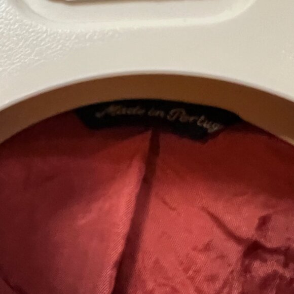 Paul Fredrick Men's XL 100% Linen L/S Shirt/Jacket. Made in Portugal. Orange - Picture 2 of 7